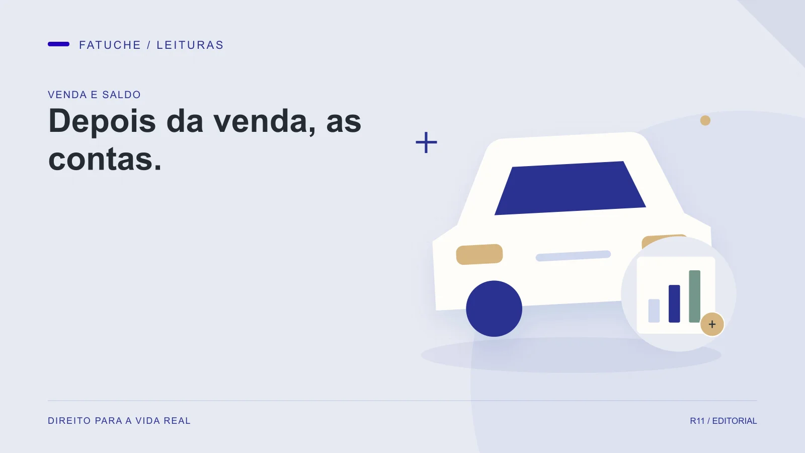 Ilustração editorial: Depois da venda, as contas.