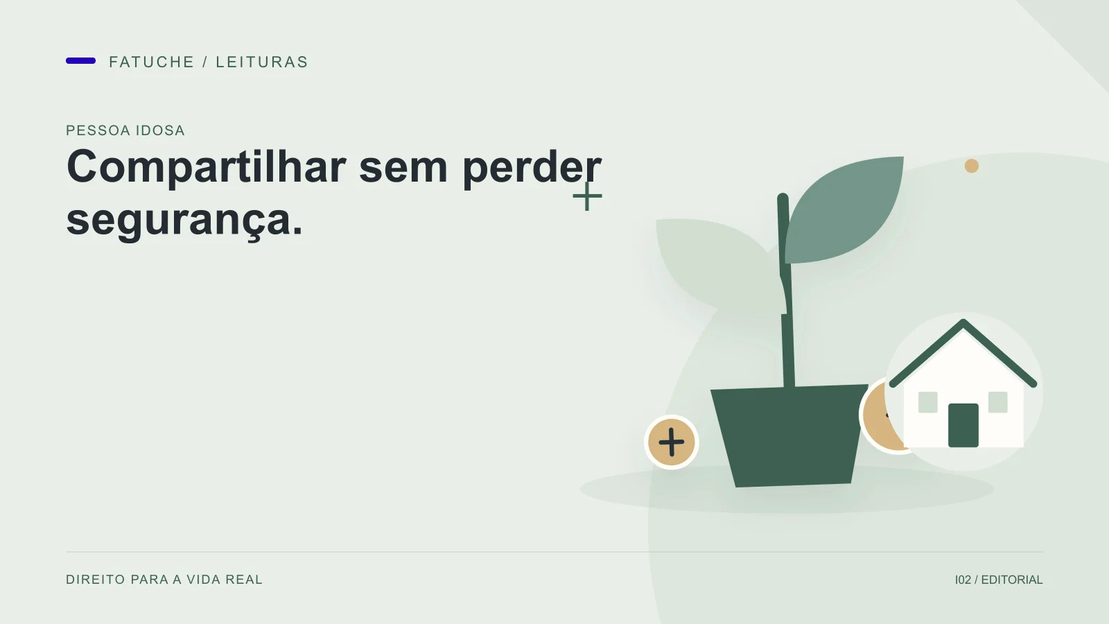 Ilustração editorial: Compartilhar sem perder segurança.