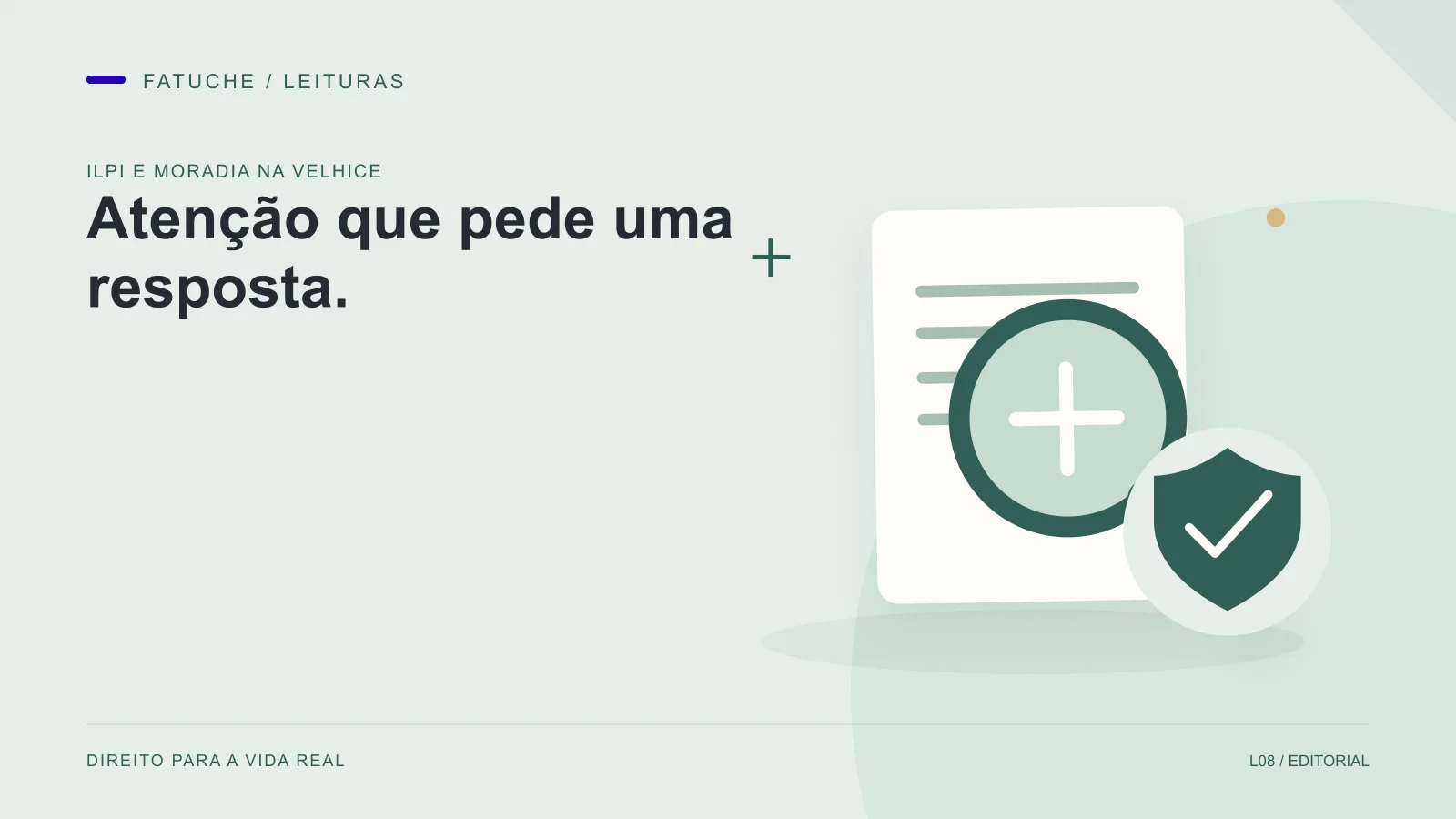 Ilustração editorial: Atenção que pede uma resposta.